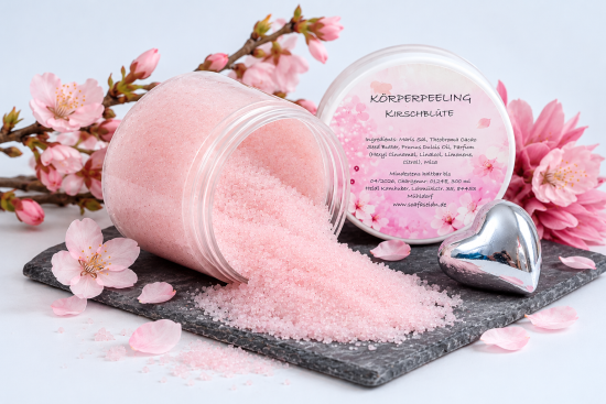 Körperpeeling Kirschblüte