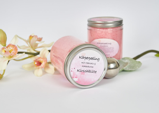 Körperpeeling Kirschblüte
