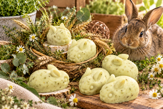 Kräuterhäschen im 2er Set