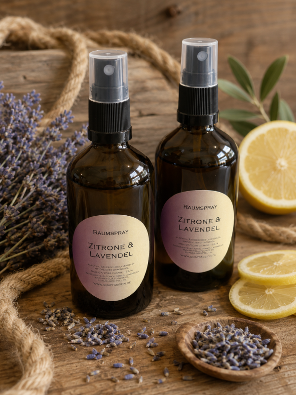 Raumspray  Lavendel & Zitrone - große Flasche