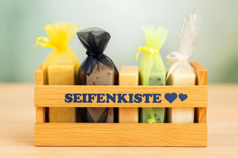 Seifenkiste Geschenkset leer - nur Kiste !